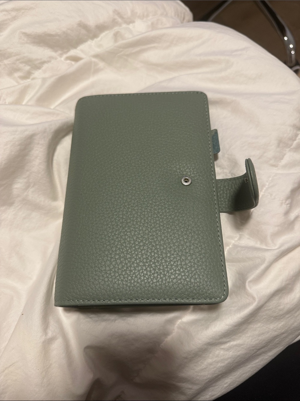 filoFAX Sage Green Leather Ring Planner